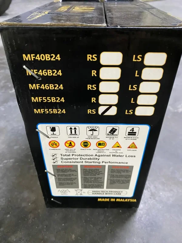 NS60RS 55B24RS ABM MF Car Battery
