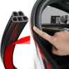 8 m Car Door Weatherstrip Rubber Seal Strip 2Layer Waterproof Noise Insulation Protector Strip Sealing For Door Hood Trunk