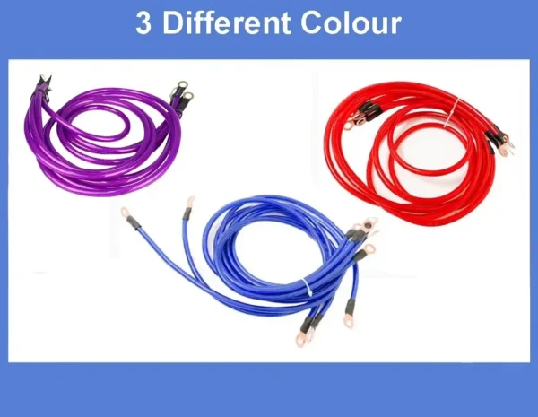 MDK GROUNDING WIRE KIT HKS EARTH CABLE Complete set with Screw Bracket Car Vehicle Lorry