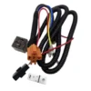12V Horn Relay Wiring Harness Kit Grille Mount Blast Tone Horns Wiring Harness Plug for Car Truck Universal Accessories