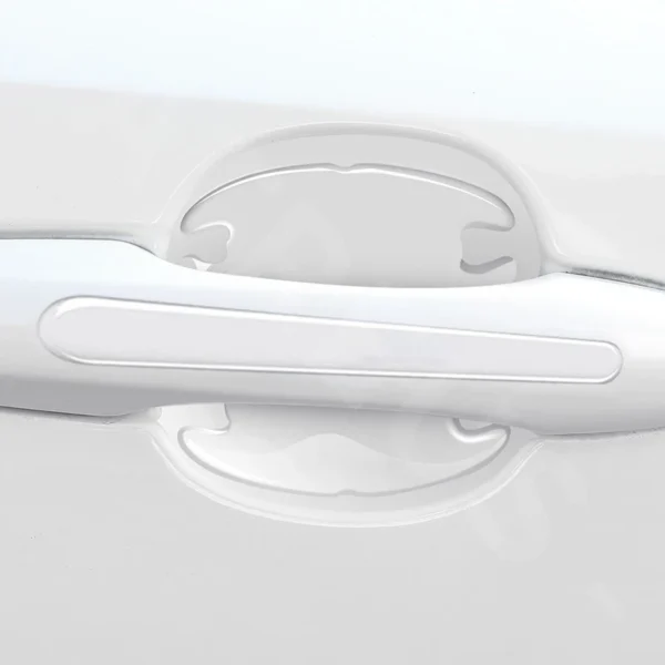 8pcs Car Door Handle Protector Door Inner Bowl Sticker Protection Anti Scratch Transparent