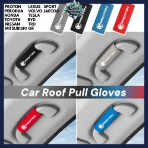 Car Pull Gloves Car Inner Roof Door Armrest Covers Fluff Handle Protector Cover For Toyota Honda Proton Perodua Jaecoo