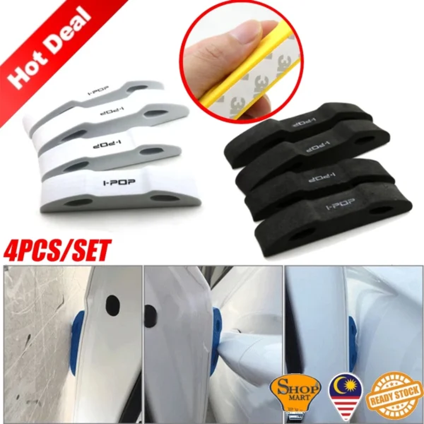 4pcs Car Door Edge Guard Protector IPOP EVA Sponge Foam Anti Scratch Cover