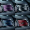 Car Interior Chrome Strip decal trim DF Grid Decoration Line Wire Sticker Lining Dashboard Aircond perodua bezza
