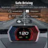 OTP-P17 Car HUD OBD OBD2 Meter Digital Projector head-up Monitor Auto GPS Turbo digital speedometer Gauge On-board