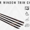 Perodua Bezza 2016  2025 Car Door Belt Moulding Window Trim Chrome Black Carbon Fiber Lining