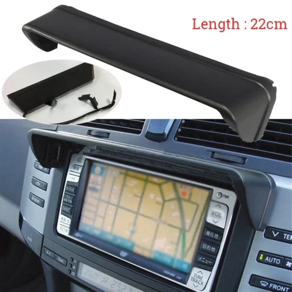 22cm Antiglare Car Dash Radio Sun Shade GPS Navigation Hood Cap Cover