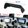 22cm Antiglare Car Dash Radio Sun Shade GPS Navigation Hood Cap Cover